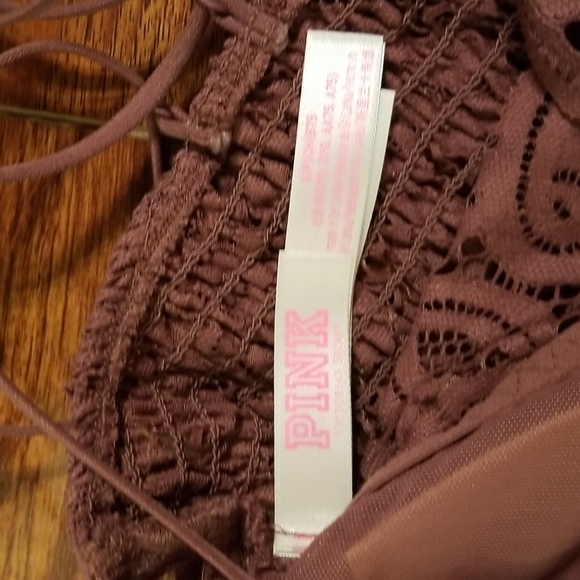Victoria's Secret PINK longline lace bralette in Mauve color - Picture 5 of 6